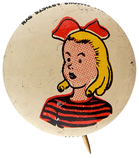 KELLOGG'S PEP JUDY CHARACTER BUTTON FROM 1945-46 SET OF 86.
