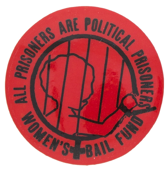 WOMEN’S BAIL FUND 1971 LEVIN COLLECTION BUTTON.