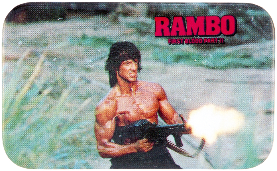 RAMBO FIRST BLOOD PART II MOVIE BUTTON.