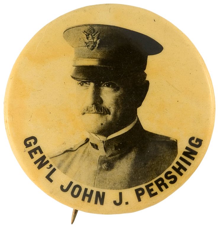 General John J Pershing Button