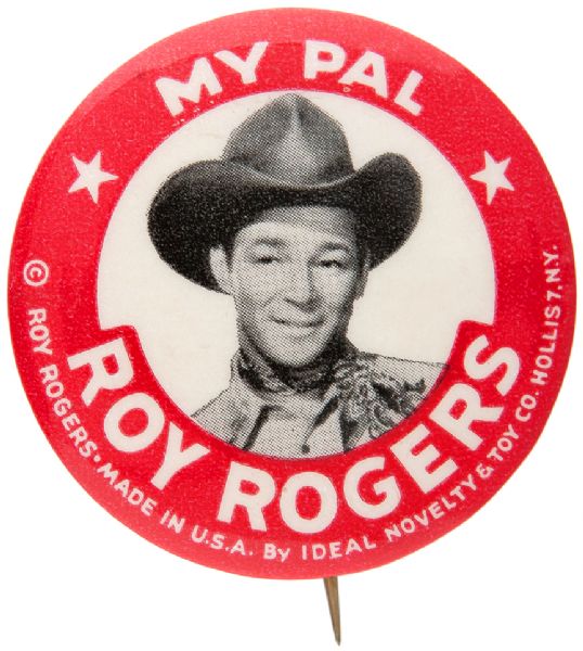 MY PAL ROY ROGERS BUTTON OFF 1950s DOLL BY IDEAL NOVELTY & TOY CO.