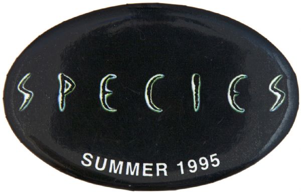 “SPECIES / SUMMER 1995” MOVIE BUTTON.