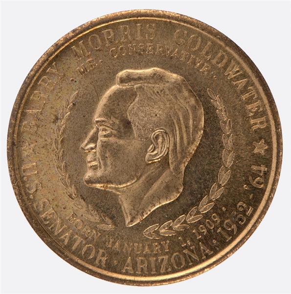 GOLDWATER MR. CONSERVATIVE PRESIDENTIAL CAMPAIGN FREEDOM DOLLAR.