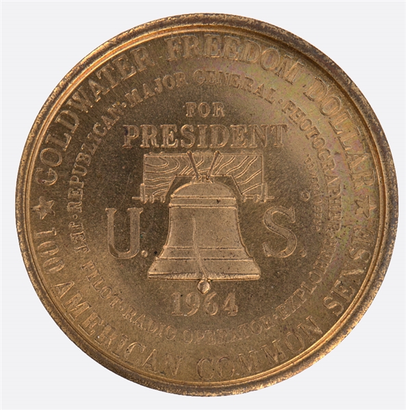 GOLDWATER MR. CONSERVATIVE PRESIDENTIAL CAMPAIGN FREEDOM DOLLAR.